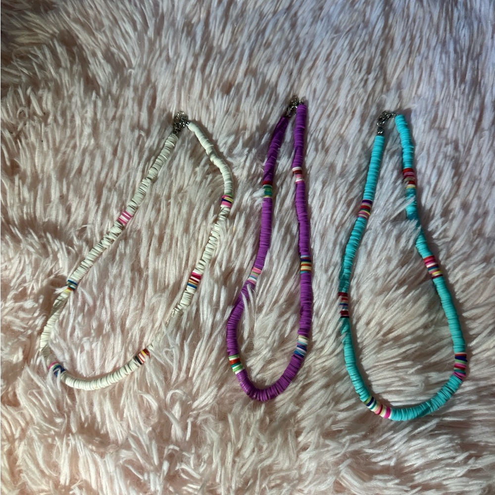 Colorful Beaded Necklace Set